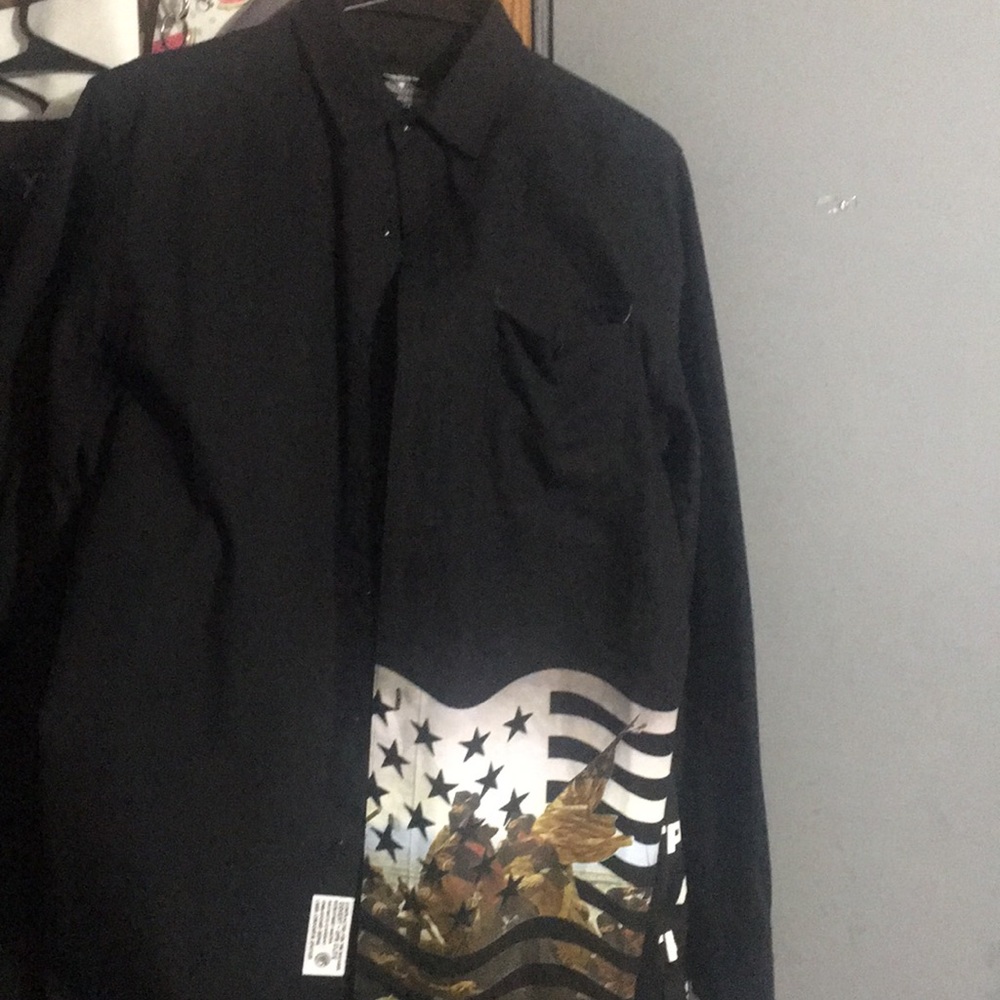 Crooks & Castles Button up shirt.